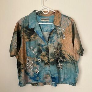 UO Shiny Button Down